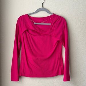 a new day Hot Pink Long Sleeve Top